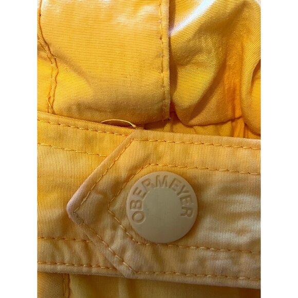 Vintage Obermeyer Womens Yellow Nylon Ski Jacket Size 8 - Picture 4 of 9
